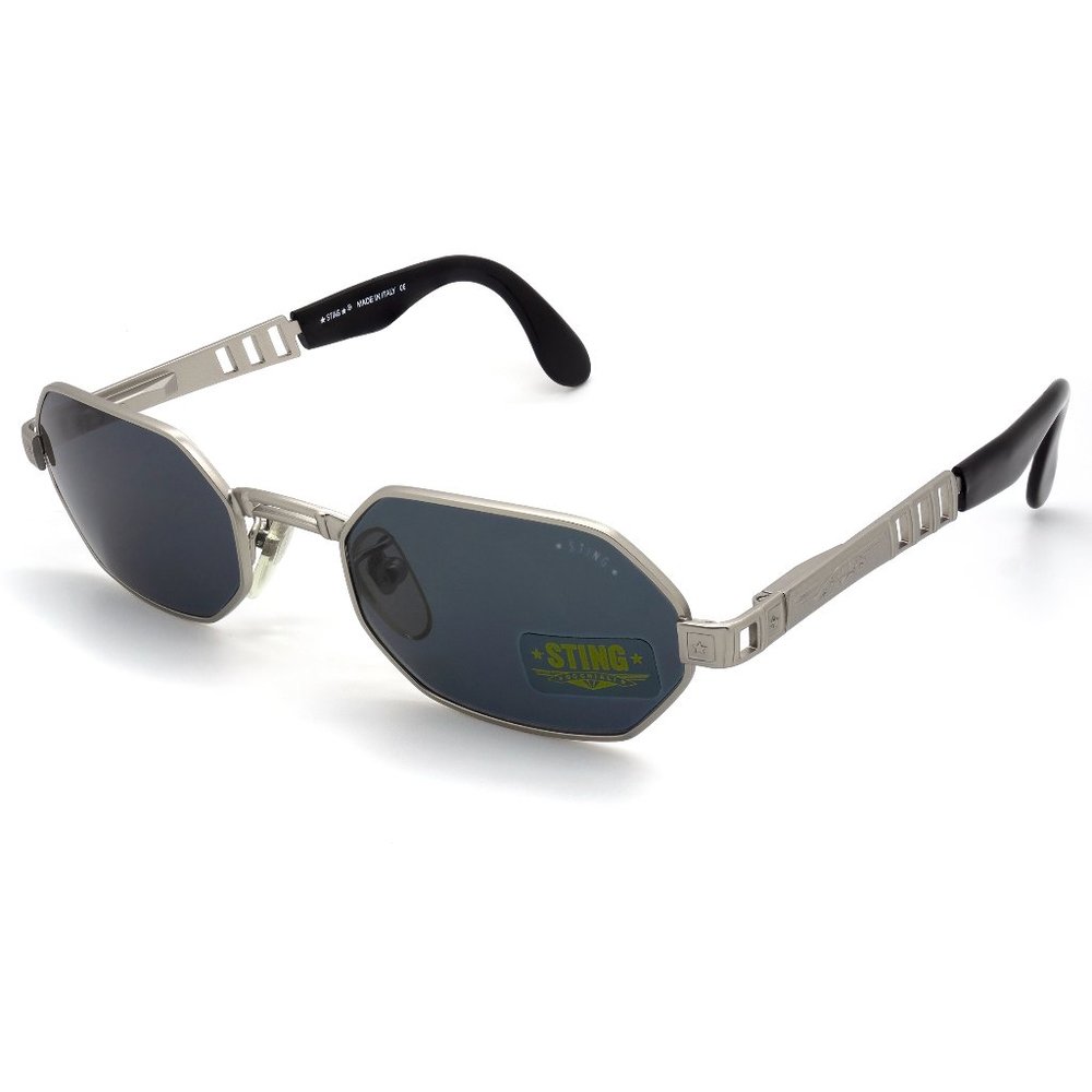 Hexagonal vintage sunglasses by Sting, Italy